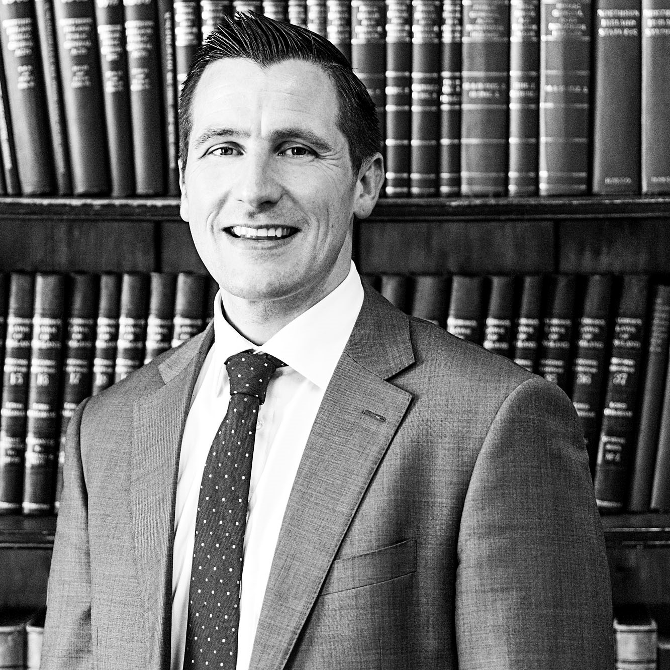 Damian Photo B&W3 - Luke Curran & Co. Solicitors